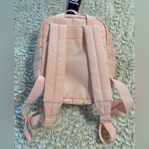 NWT Reebok Mini Backpack Pink Leopard Print - Picture 3 of 7